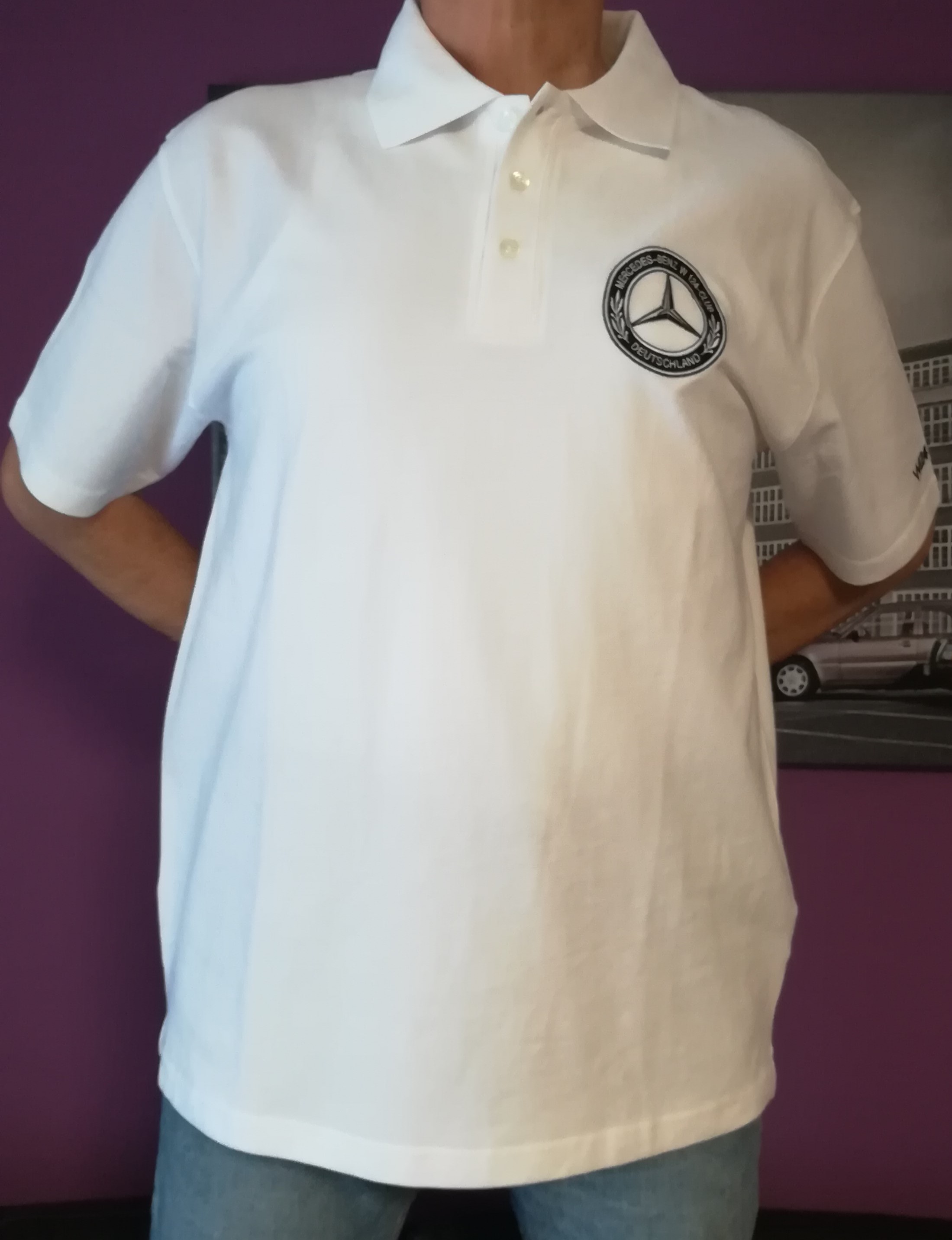 Polo Shirt Herren weiß
